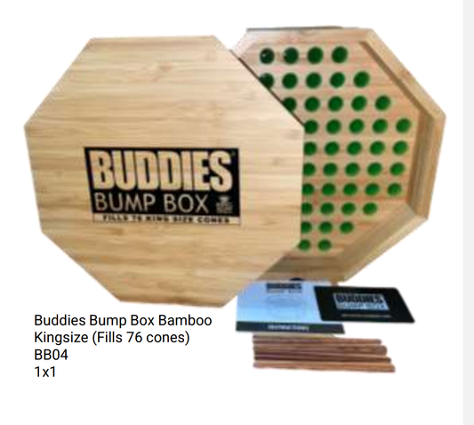 Buddies Bump Box Bamboo King-size Cone Roller