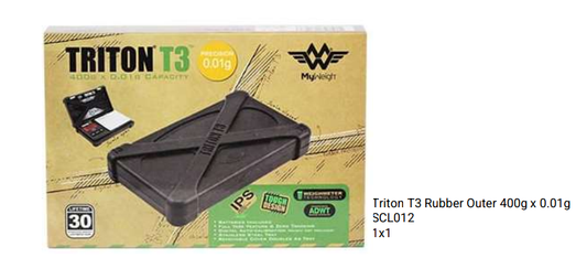 Triton T3 Rubber Outer Case 400g x 0.01g